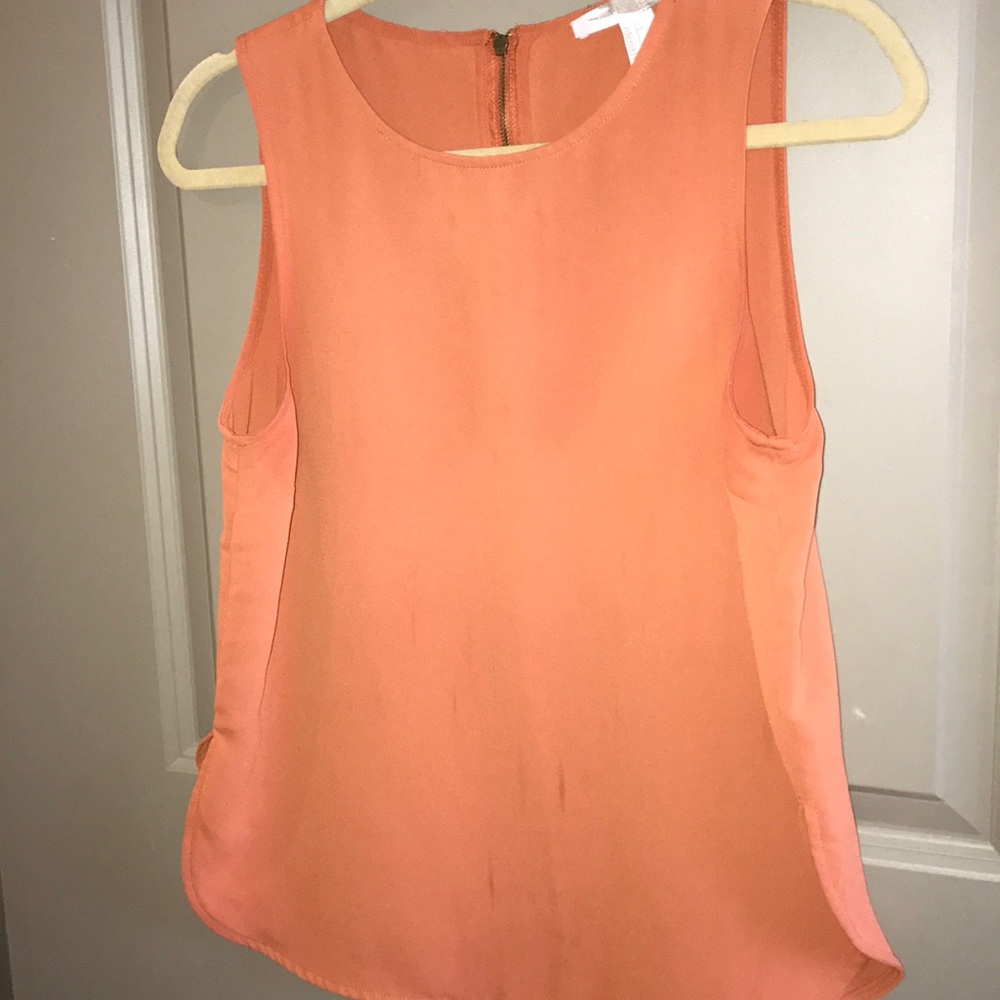 Rust Sleeveless Blouse